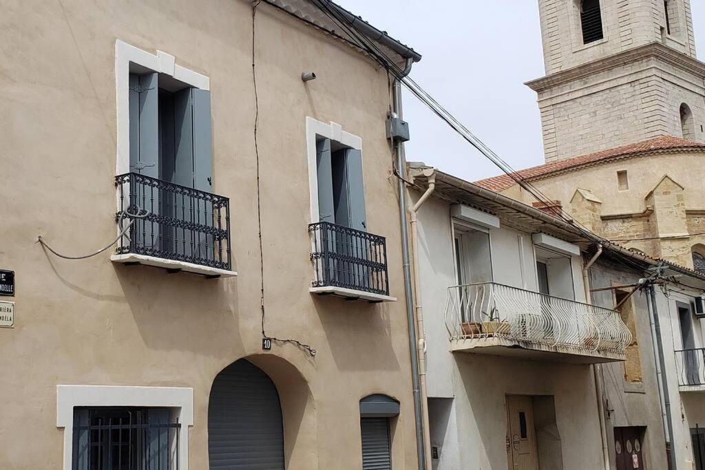 Maison Vigneronne De Caractere Du XIX Plein Centre Villa Marseillan  Buitenkant foto